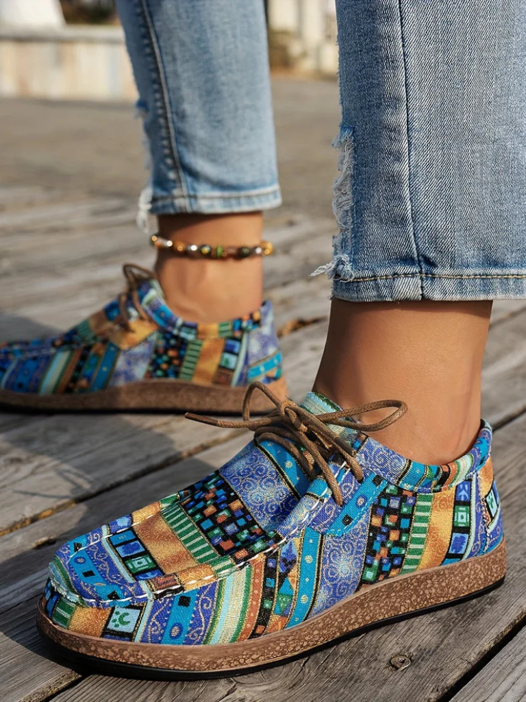 MAYA - COMFORT PRINT LOAFERS-15549014376821-Mirella Fiore