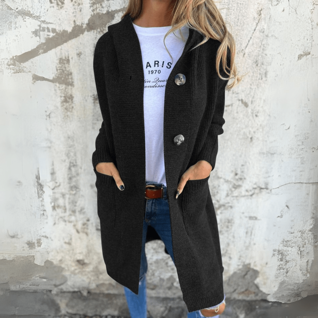 MONICA - Long Chic Cardigan-15519825494389-Mirella Fiore