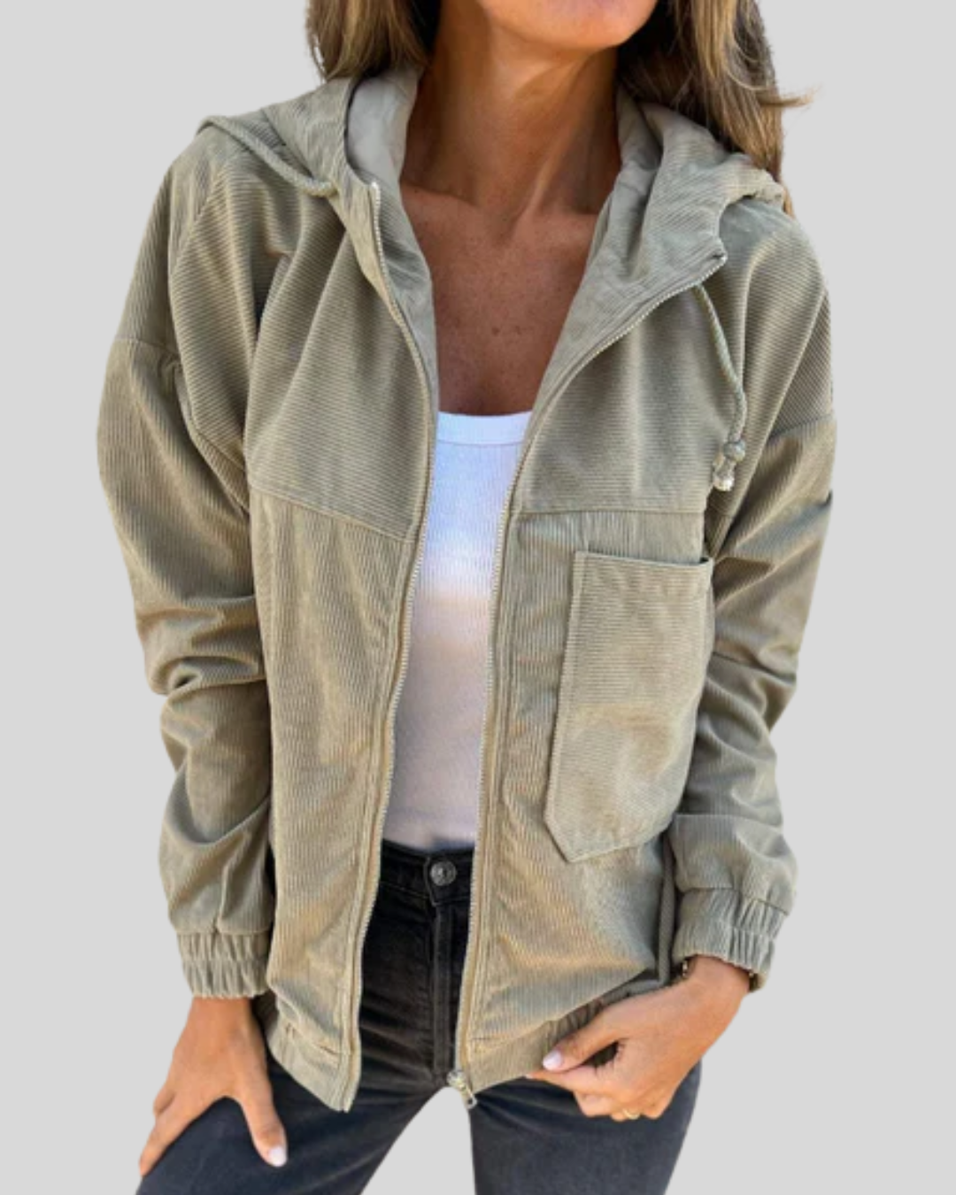 Mabel - Soft Zip-Up Vest-15547990540661-Mirella Fiore