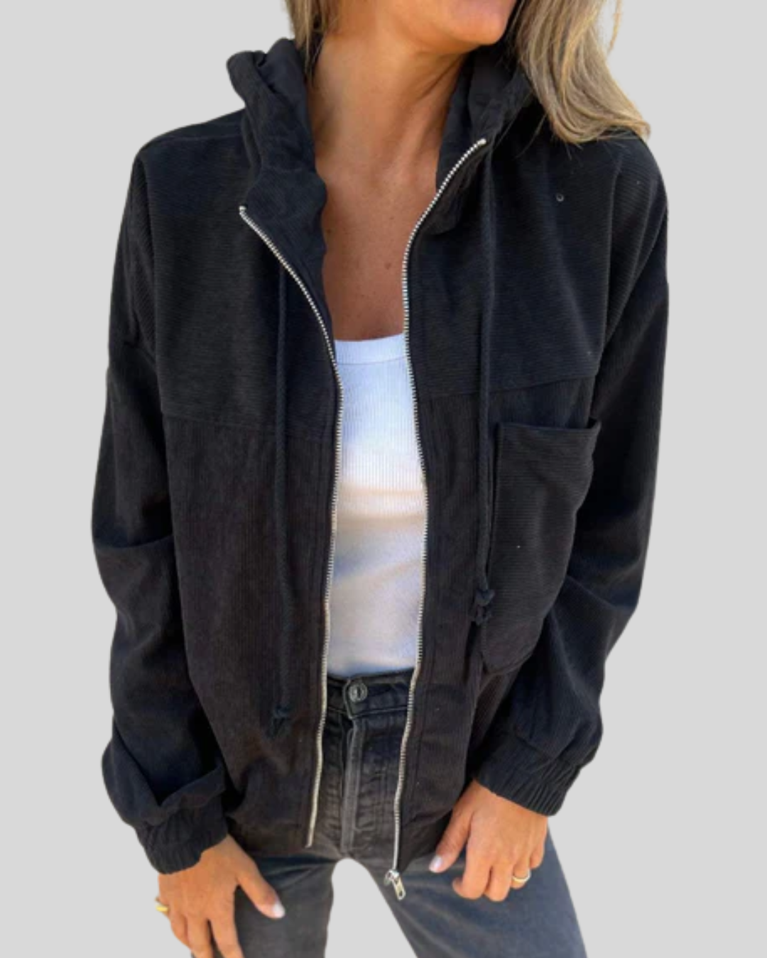 Mabel - Soft Zip-Up Vest-15547990540661-Mirella Fiore