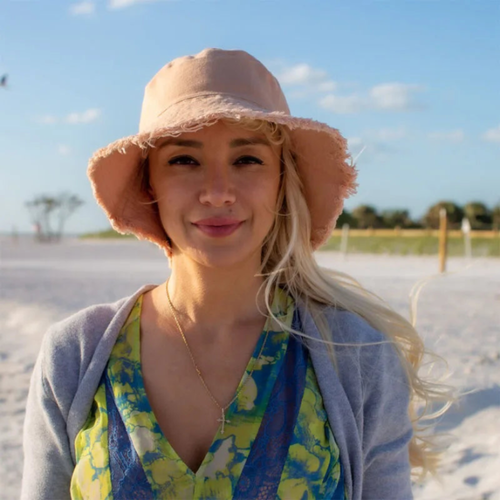 Maelis – Raw edge – Cotton bucket hat-15133817274741-Nancy & Mae Savannah