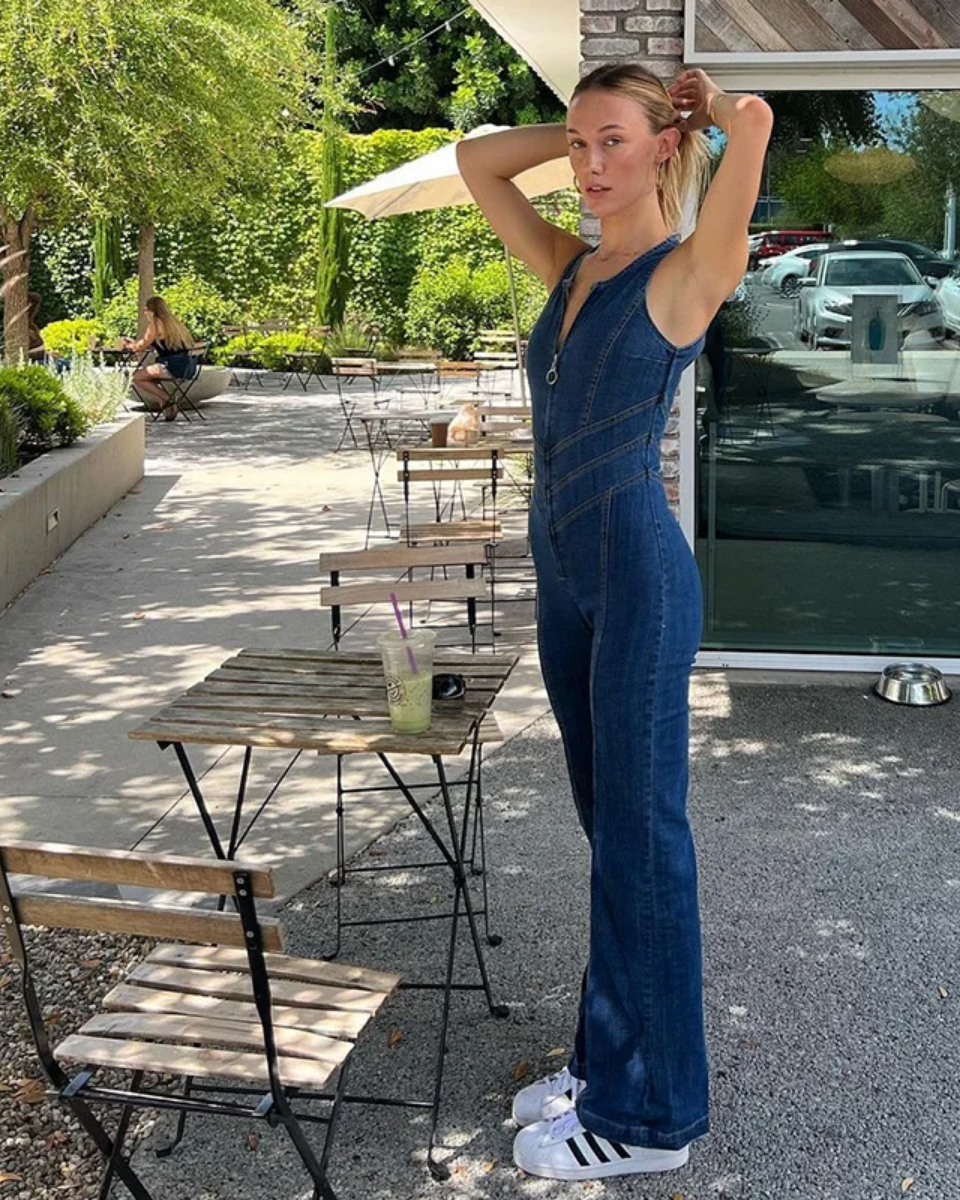 Margot – High-waisted design – Denim jumpsuit-15133676241269-Mirella Fiore