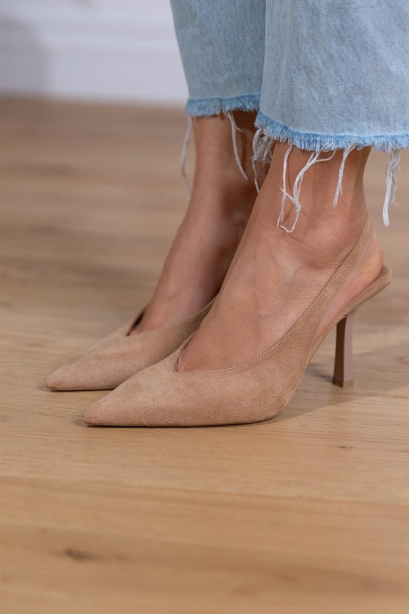 Marlena - Nude slingback pumps with thin heel-15530389537141-Mirella Fiore
