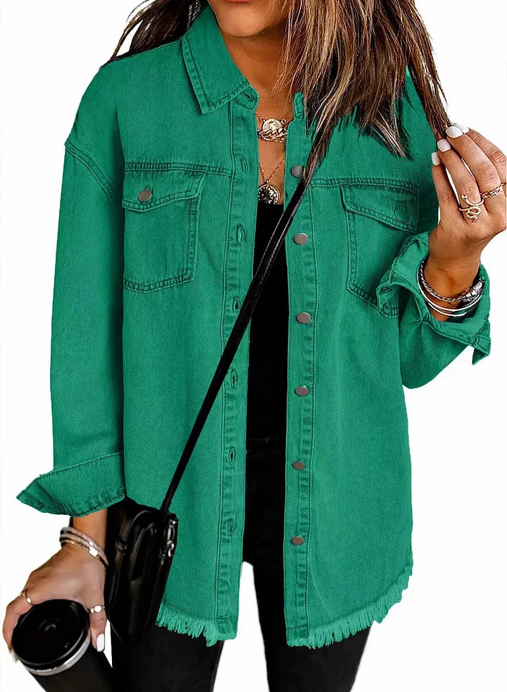 Marlowe - Oversized Shirt Jacket-15550919606645-Mirella Fiore
