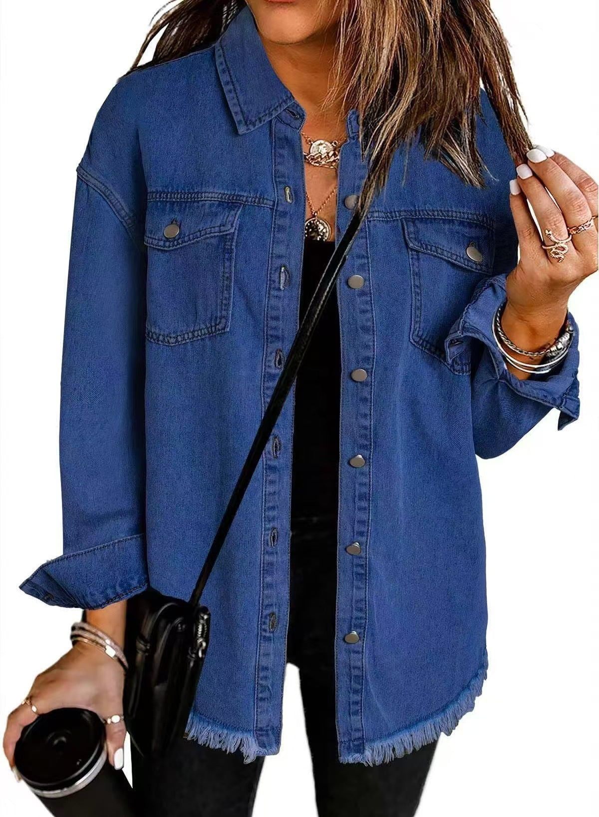 Marlowe - Oversized Shirt Jacket-15550919606645-Mirella Fiore