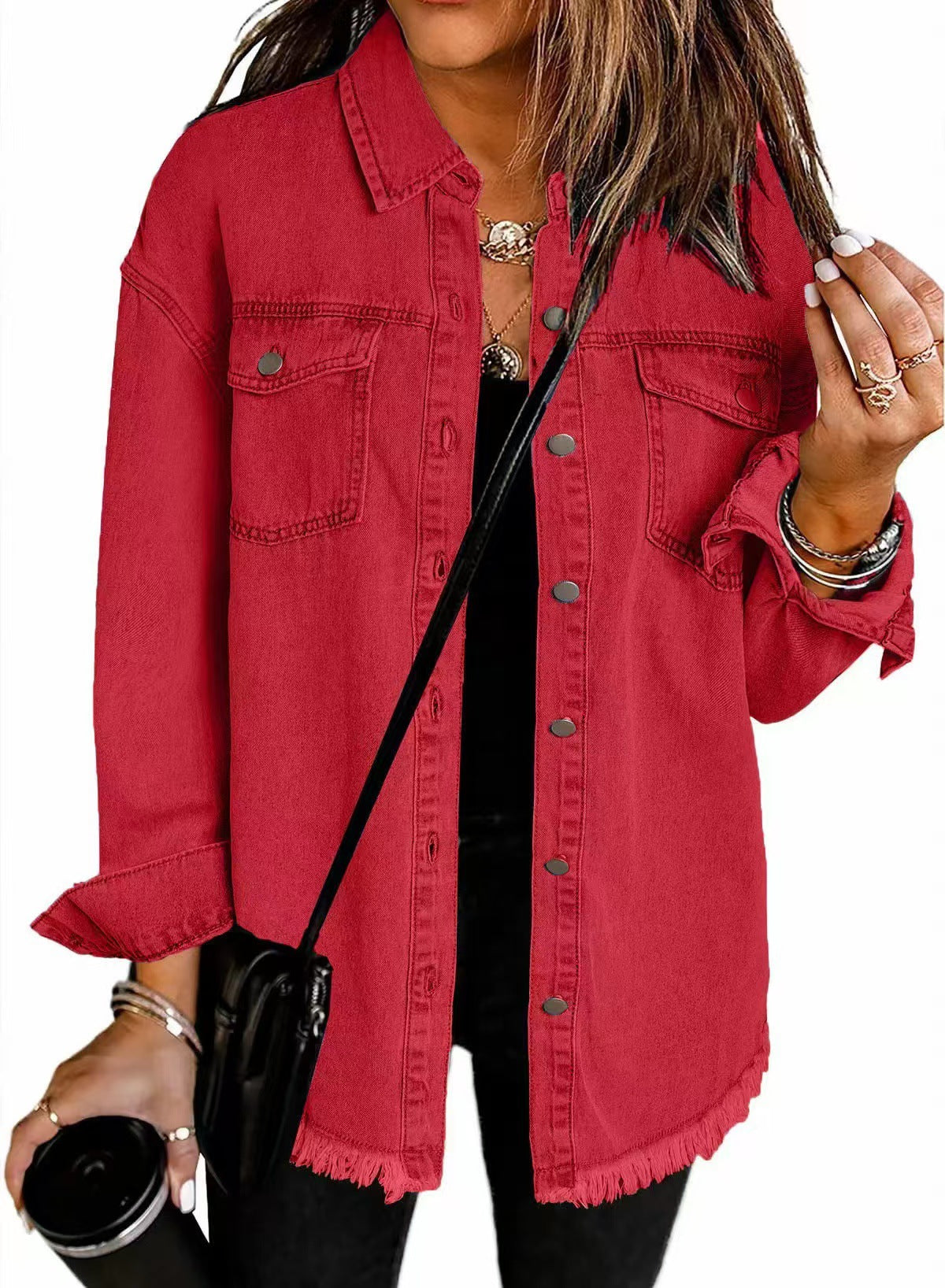 Marlowe - Oversized Shirt Jacket-15550919606645-Mirella Fiore