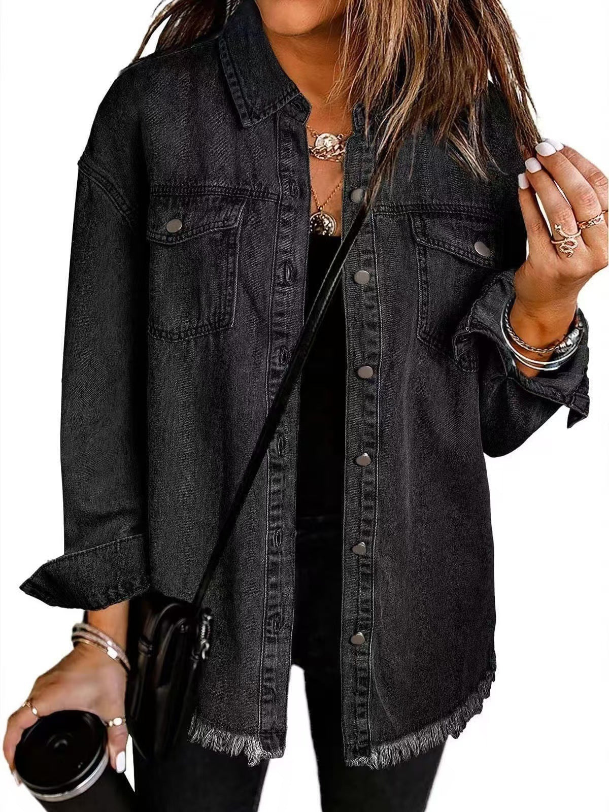 Marlowe - Oversized Shirt Jacket-15550919606645-Mirella Fiore