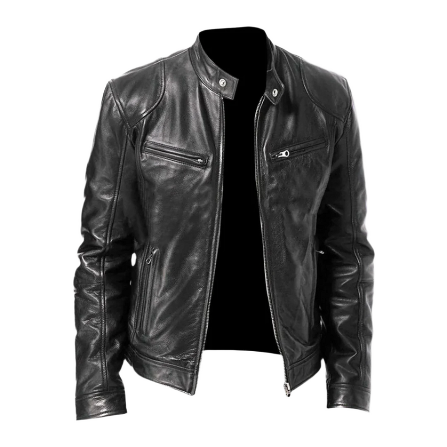 Marvin - Vegan Leather Jacket-15553362559349-Mirella Fiore