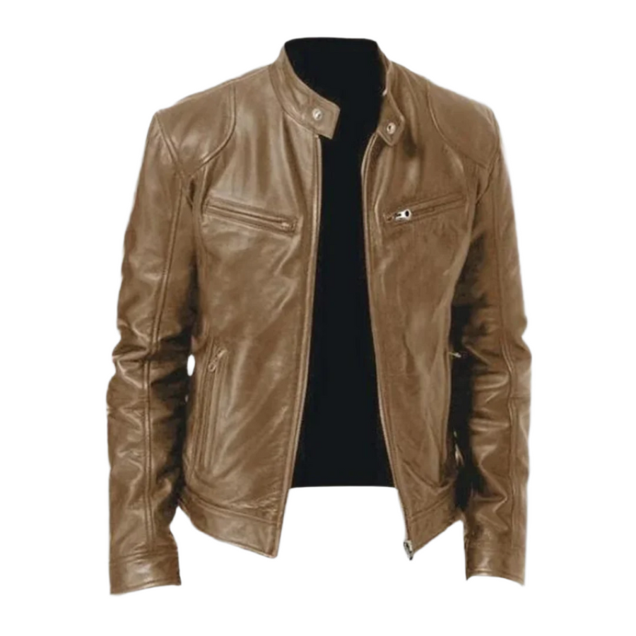 Marvin - Vegan Leather Jacket-15553362559349-Mirella Fiore