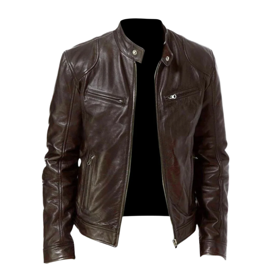 Marvin - Vegan Leather Jacket-15553362559349-Mirella Fiore