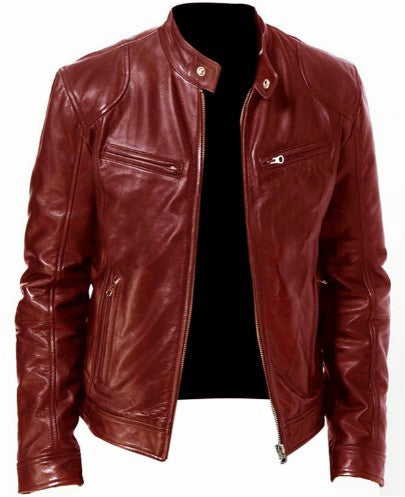 Marvin - Vegan Leather Jacket-15553362559349-Mirella Fiore