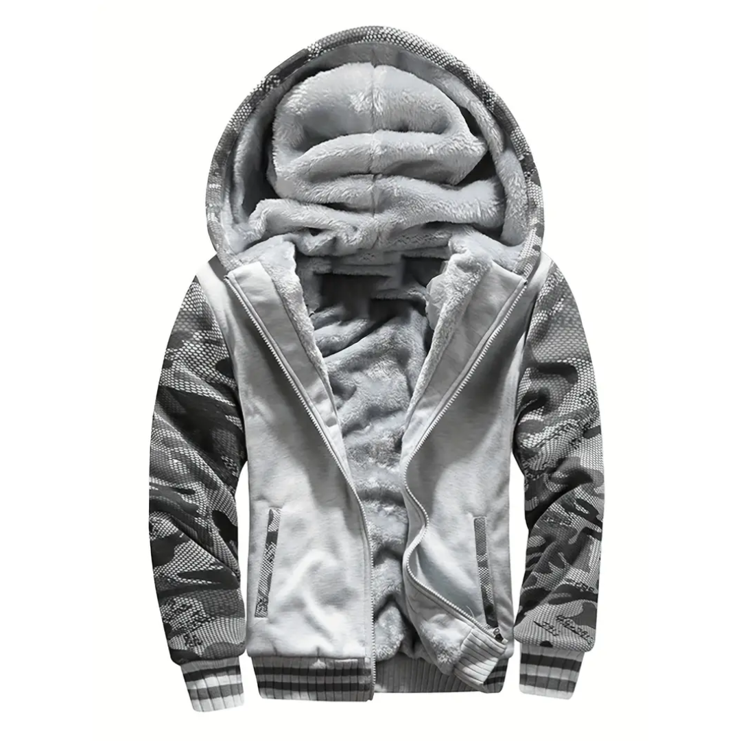 Matthew | Warm Fleece Hooded Jacket-15553364263285-Mirella Fiore