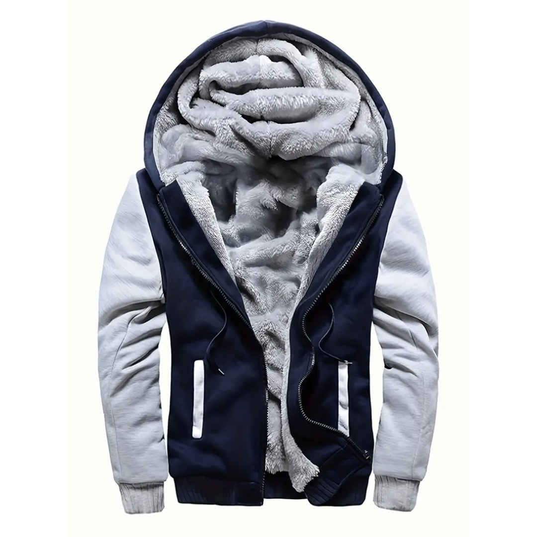 Matthew | Warm Fleece Hooded Jacket-15553364263285-Mirella Fiore
