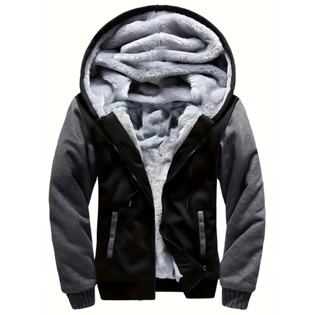 Matthew | Warm Fleece Hooded Jacket-15553364263285-Mirella Fiore