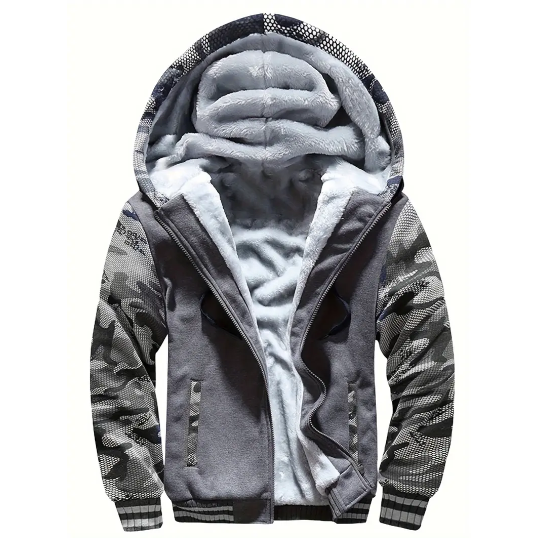 Matthew | Warm Fleece Hooded Jacket-15553982726517-Nancy & Mae Savannah