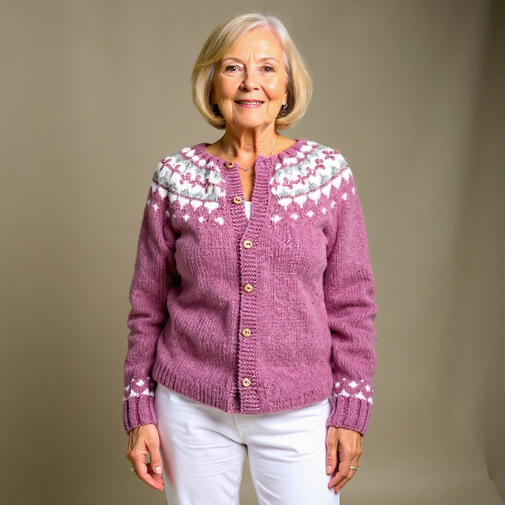 Maya - Vintage Icelandic Cardigan-15531112563061-Mirella Fiore