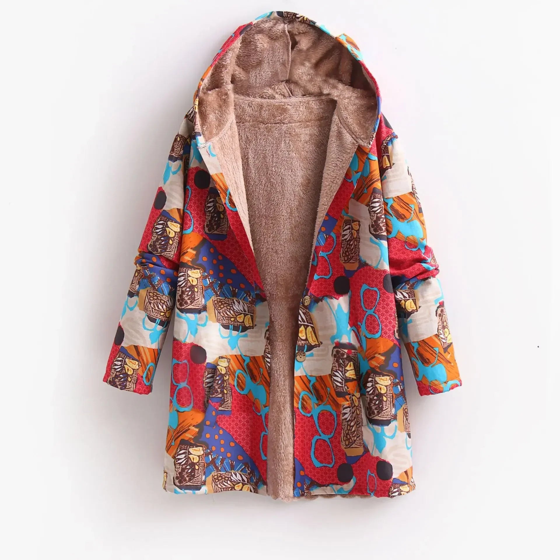 Meilani - Fleece-Lined Hooded Jacket-15544936956277-Mirella Fiore