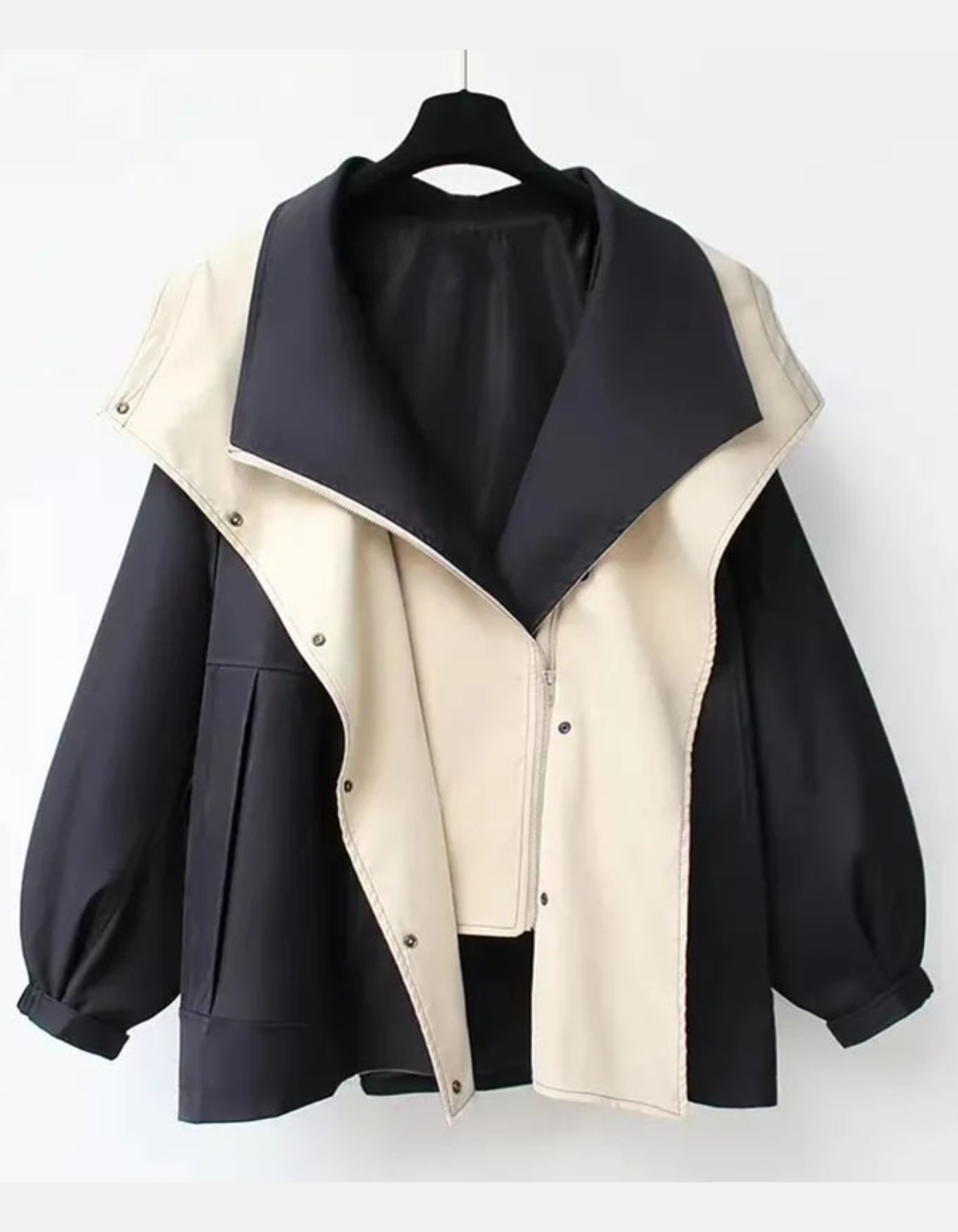 Melissa – Colour block – Oversized jacket-15367780860277-Mirella Fiore