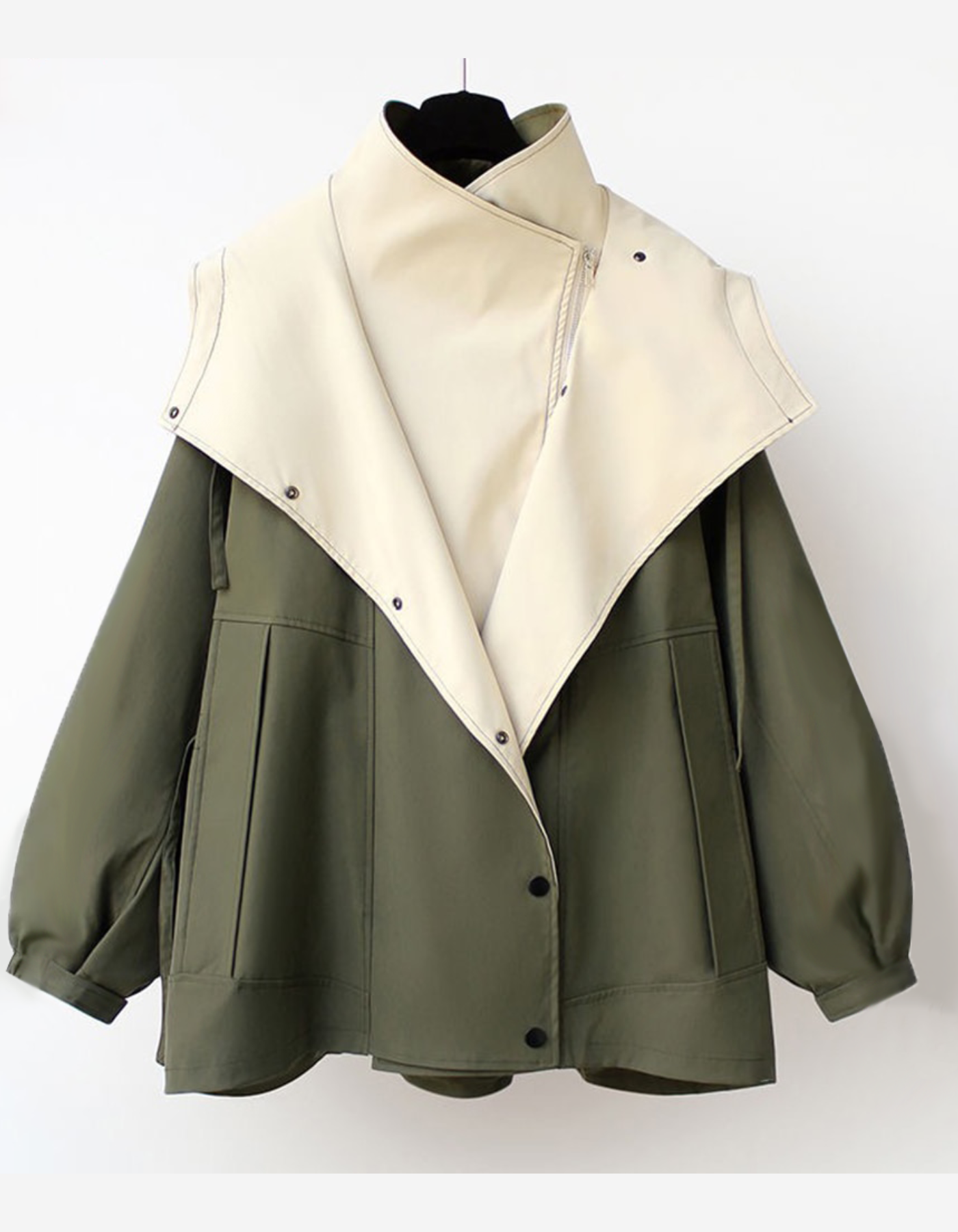 Melissa – Colour block – Oversized jacket-15367780860277-Mirella Fiore