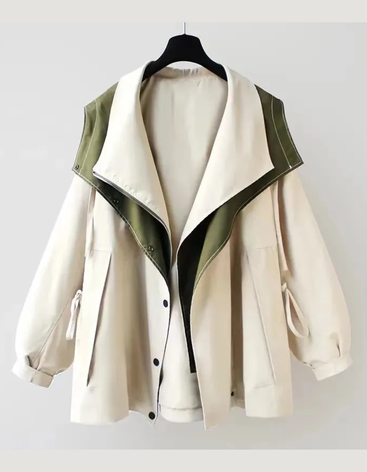 Melissa – Colour block – Oversized jacket-15367780860277-Mirella Fiore