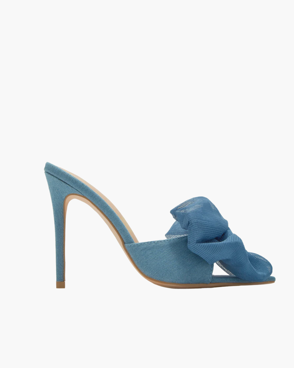 Melodia – Slip-on design – Oversized bow mule heels-15133991338357-Mirella Fiore