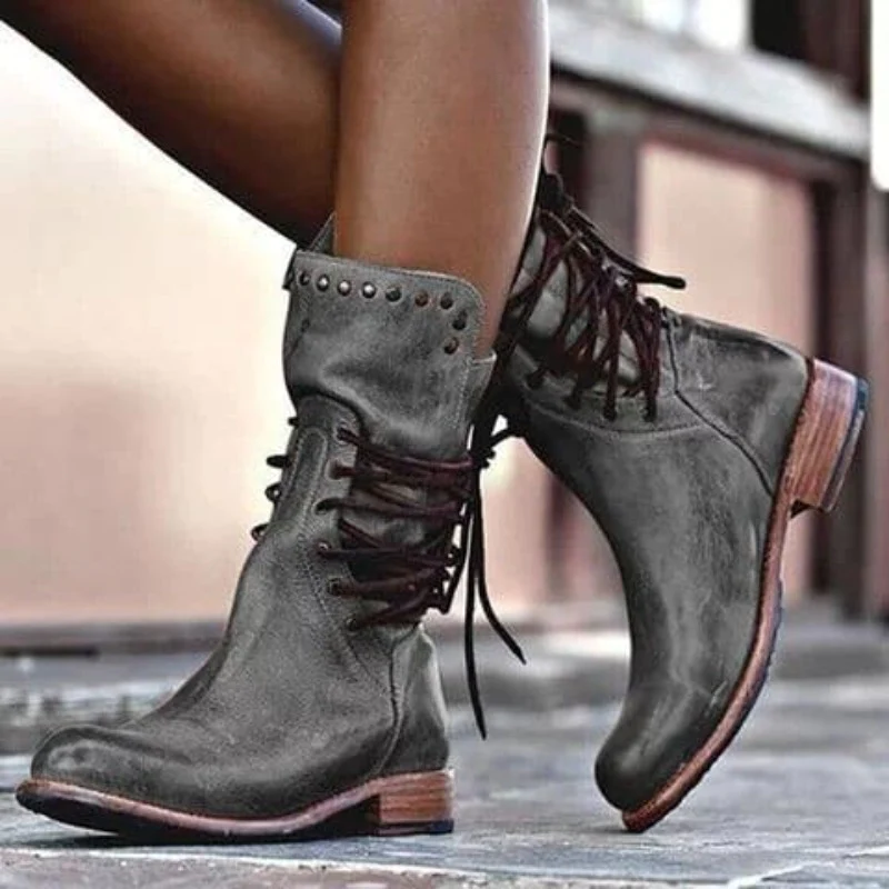 Miky - Leather Boots-15548990718325-Nancy & Mae Savannah