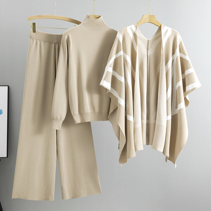 Mila - Elegant Women's Three-Piece Set for Autumn and Winter-15553174077813-Mirella Fiore