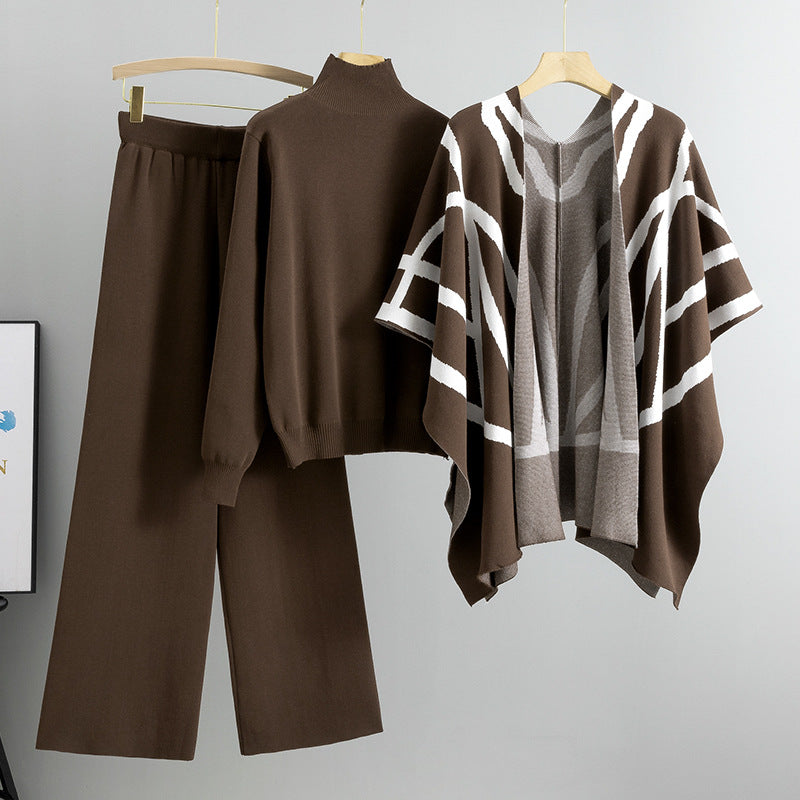 Mila - Elegant Women's Three-Piece Set for Autumn and Winter-15553174077813-Mirella Fiore