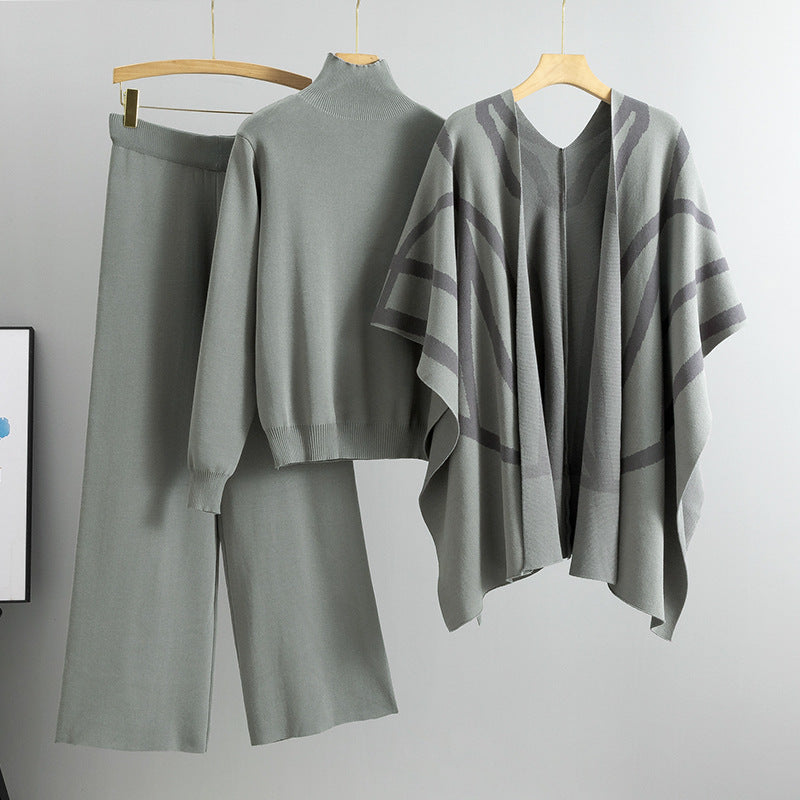 Mila - Elegant Women's Three-Piece Set for Autumn and Winter-15553174077813-Mirella Fiore