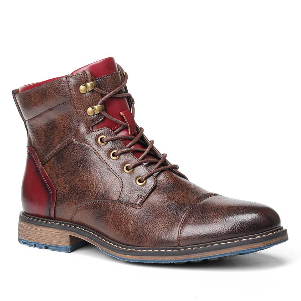 Miles - Classic Leather Oxford Boots-15550769201525-Nancy & Mae Savannah