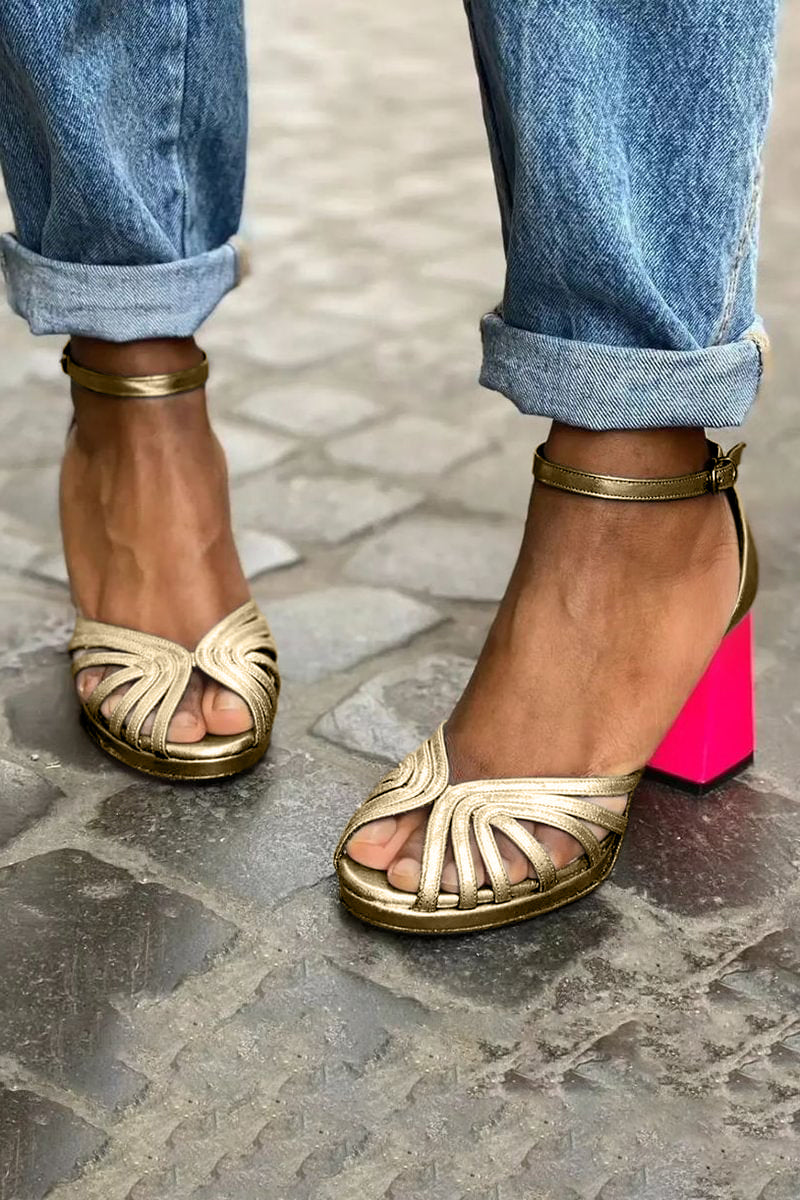 Milviana - Classic sandals with ankle strap and open toes-15530388980085-Mirella Fiore