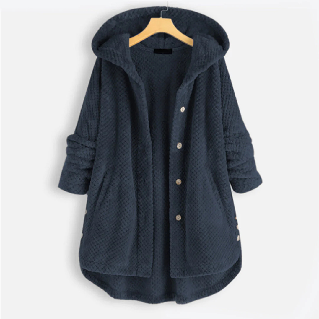 Mina - Button Down Hooded Jacket-15544936792437-Mirella Fiore