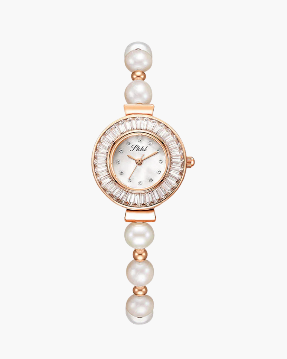 Minette – Pearl-accented bracelet – Vintage watch-15233936982389-Mirella Fiore