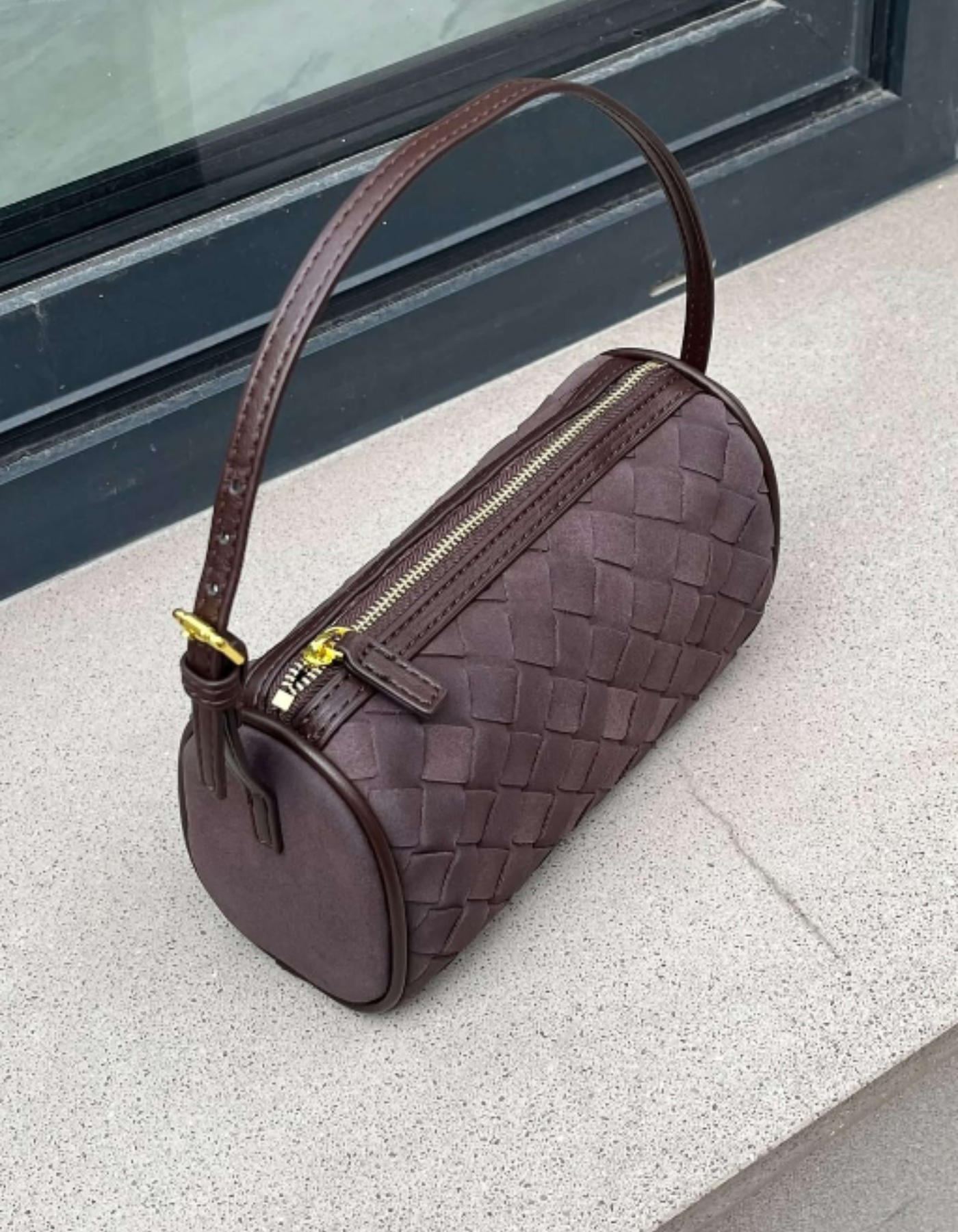 Mirasol – Woven texture – Crossbody handbag-15213962461557-Mirella Fiore