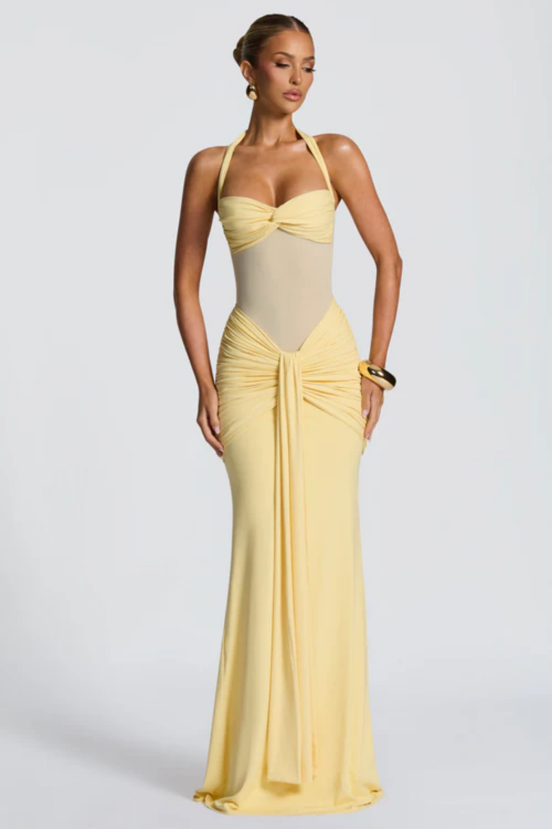 Misty – Draped design – Maxi dress-15219755680117-Mirella Fiore