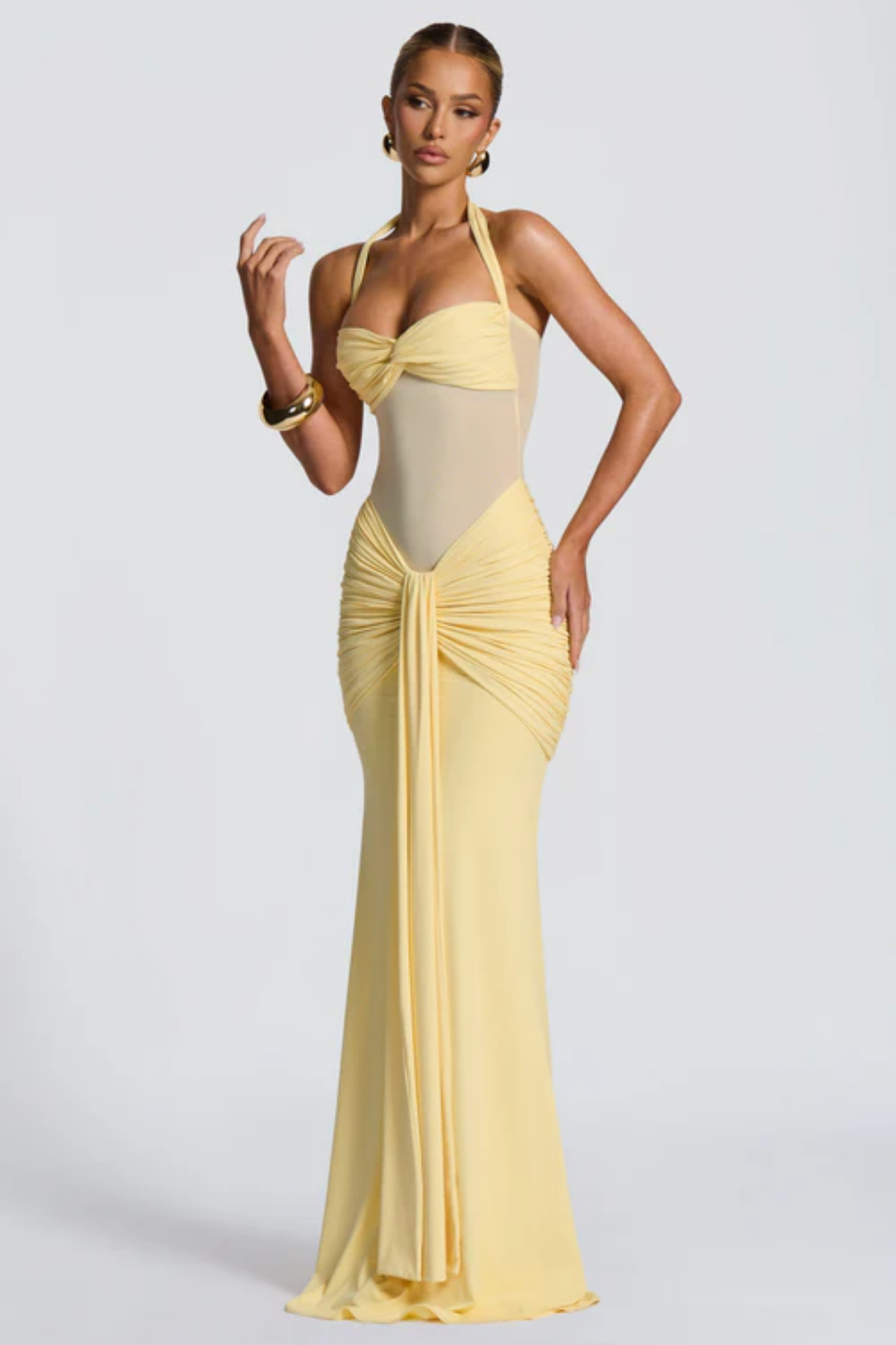Misty – Draped design – Maxi dress-15219755680117-Mirella Fiore