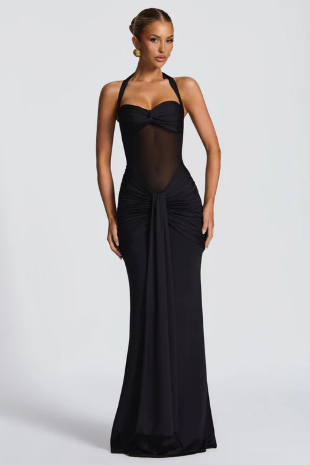 Misty – Draped design – Maxi dress-15219755680117-Mirella Fiore