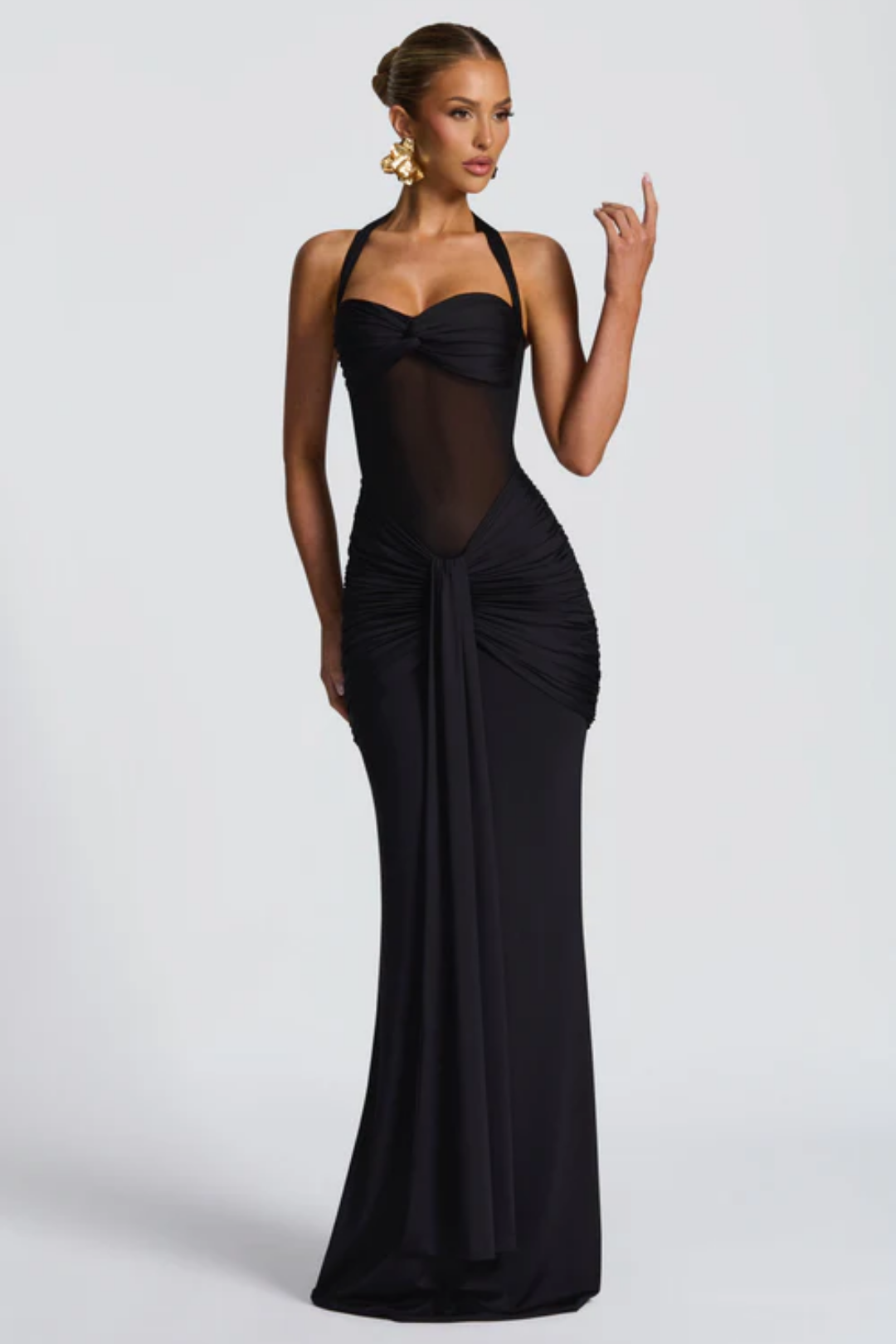 Misty – Draped design – Maxi dress-15219755680117-Mirella Fiore