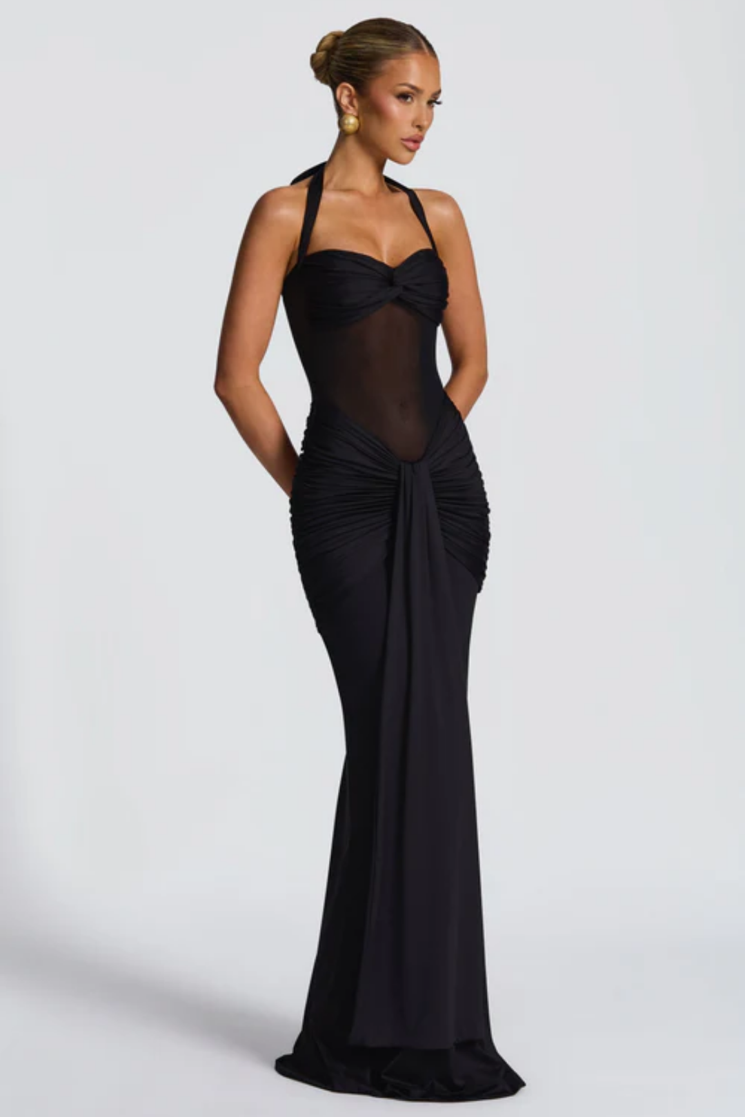 Misty – Draped design – Maxi dress-15219755680117-Mirella Fiore