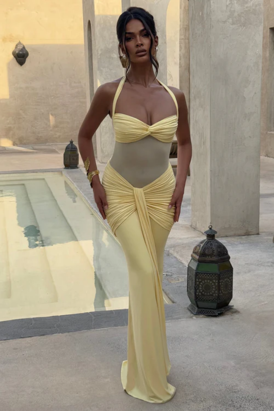 Misty – Draped design – Maxi dress-15219755680117-Mirella Fiore