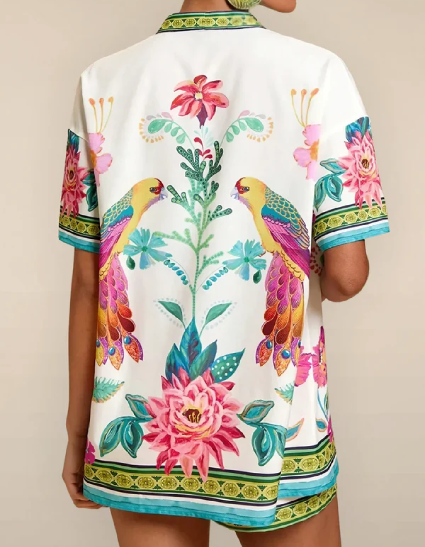 Nadia – Tropical print – Kimono set-15206531334517-Mirella Fiore