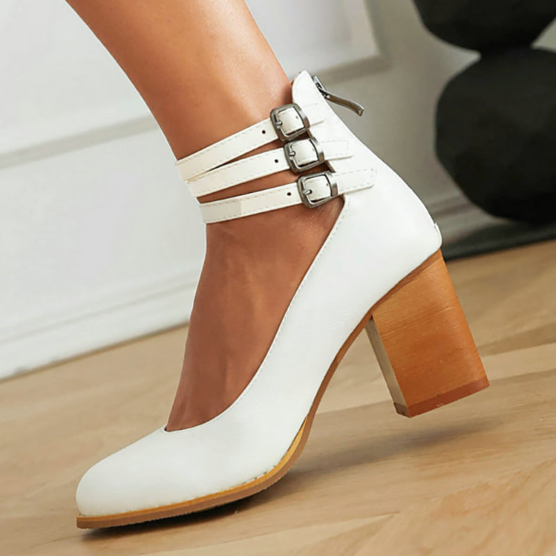 Narella - Elegant mid-heel square toe sandals-15530390258037-Mirella Fiore