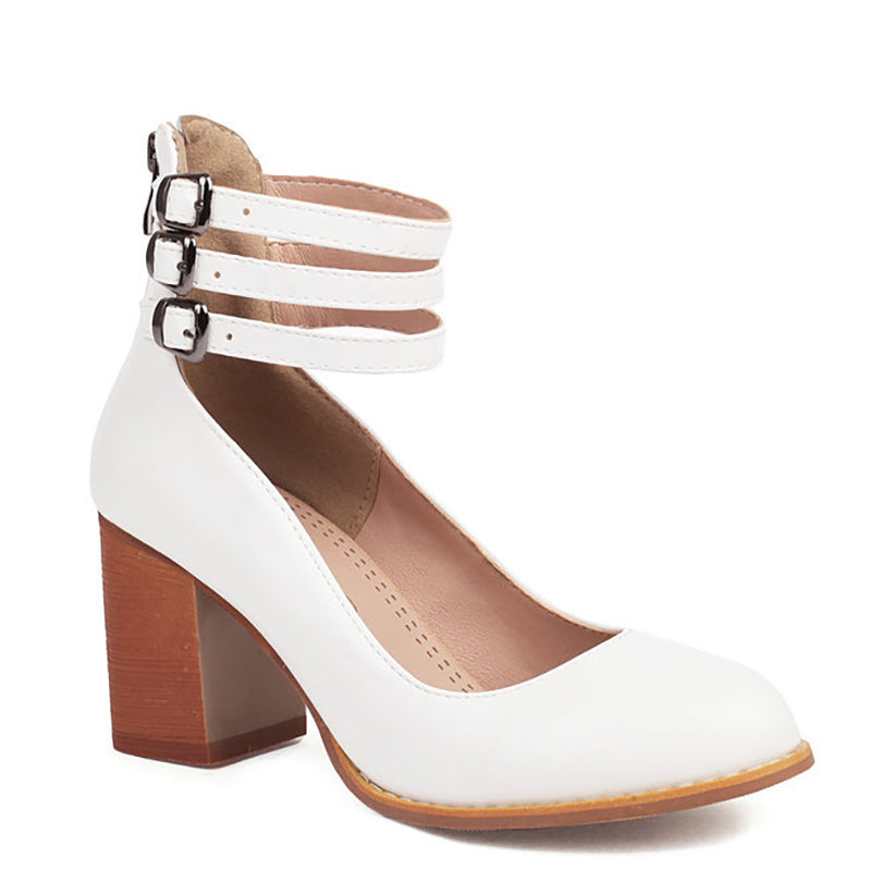 Narella - Elegant mid-heel square toe sandals-15530390258037-Mirella Fiore