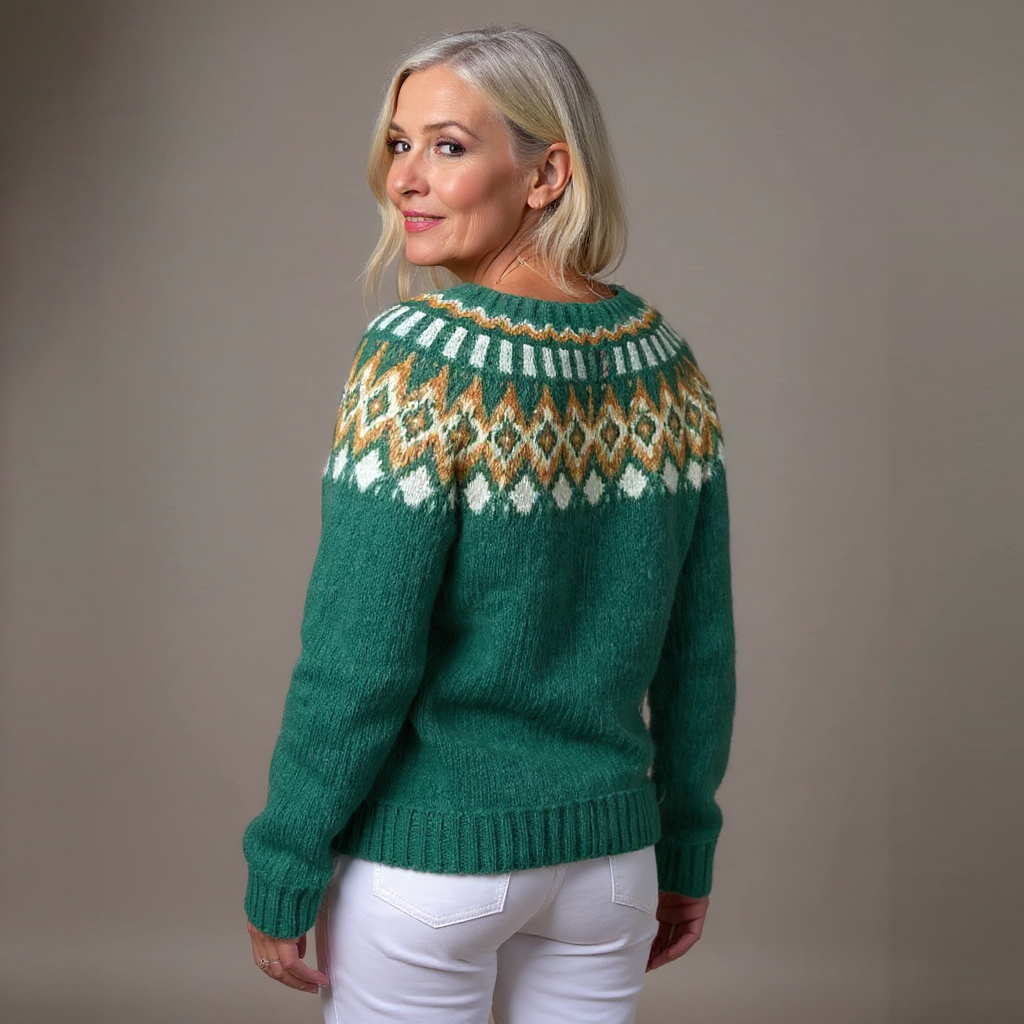 Natalia - Vintage Icelandic Cardigan-15531113742709-Mirella Fiore