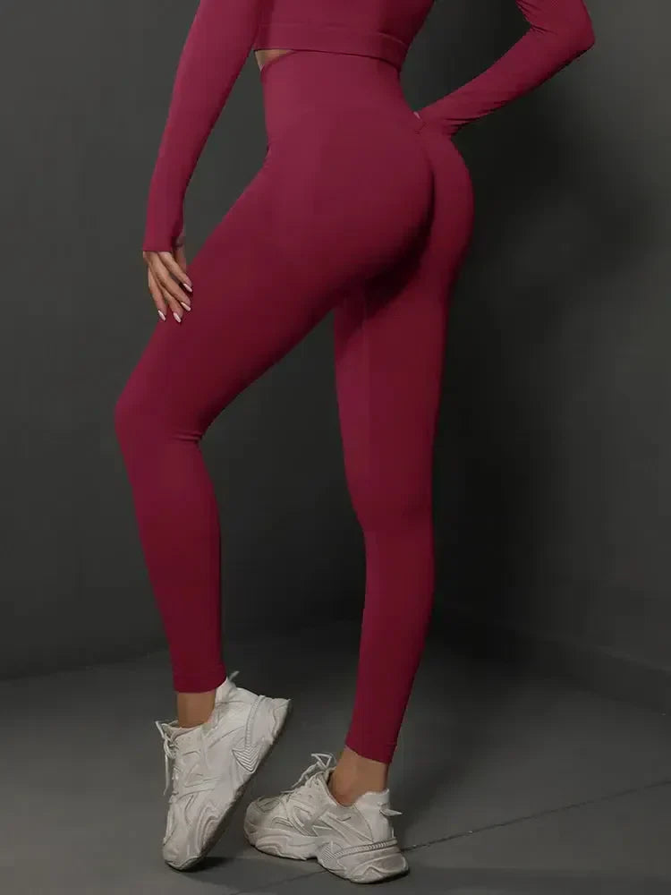 Nicoletta – Seamless design – Sleek gymwear leggings-15134061134197-Mirella Fiore