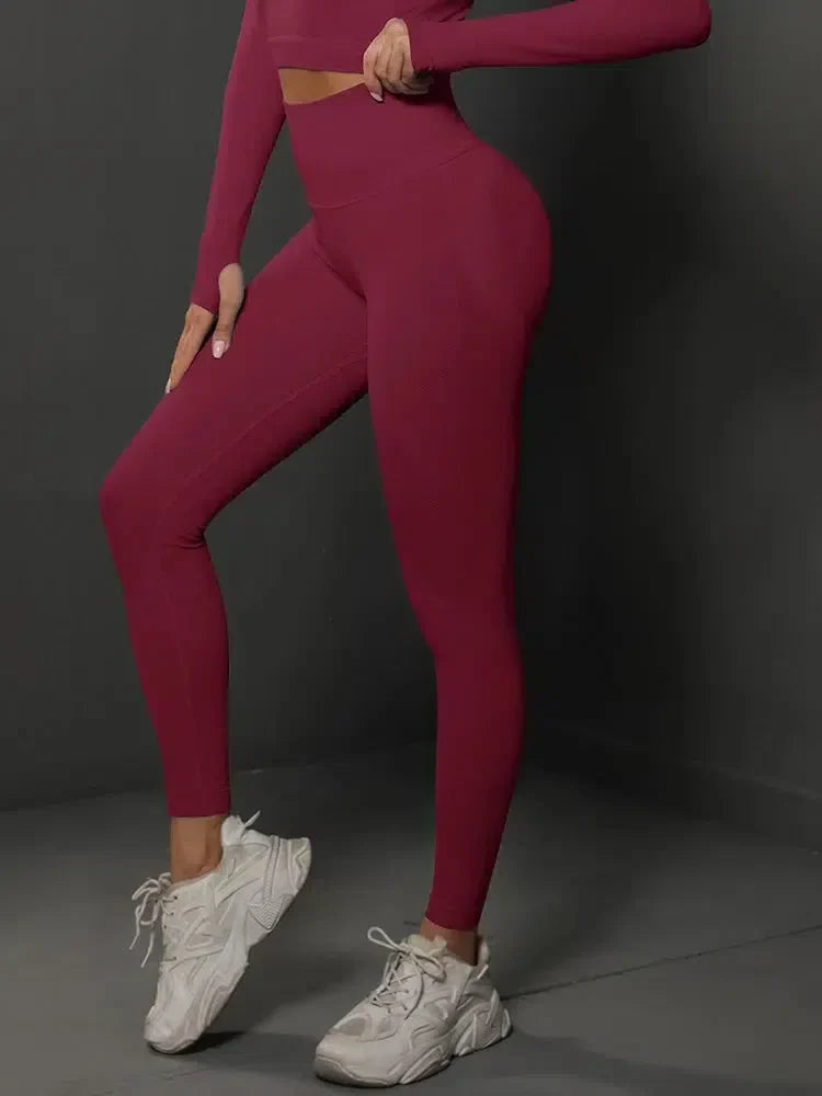 Nicoletta – Seamless design – Sleek gymwear leggings-15134061134197-Mirella Fiore