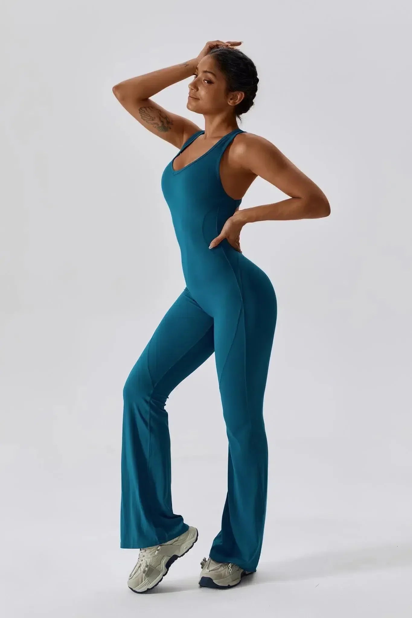 Noelia – Open-back design – Form-fitting jumpsuit-15134026301813-Mirella Fiore