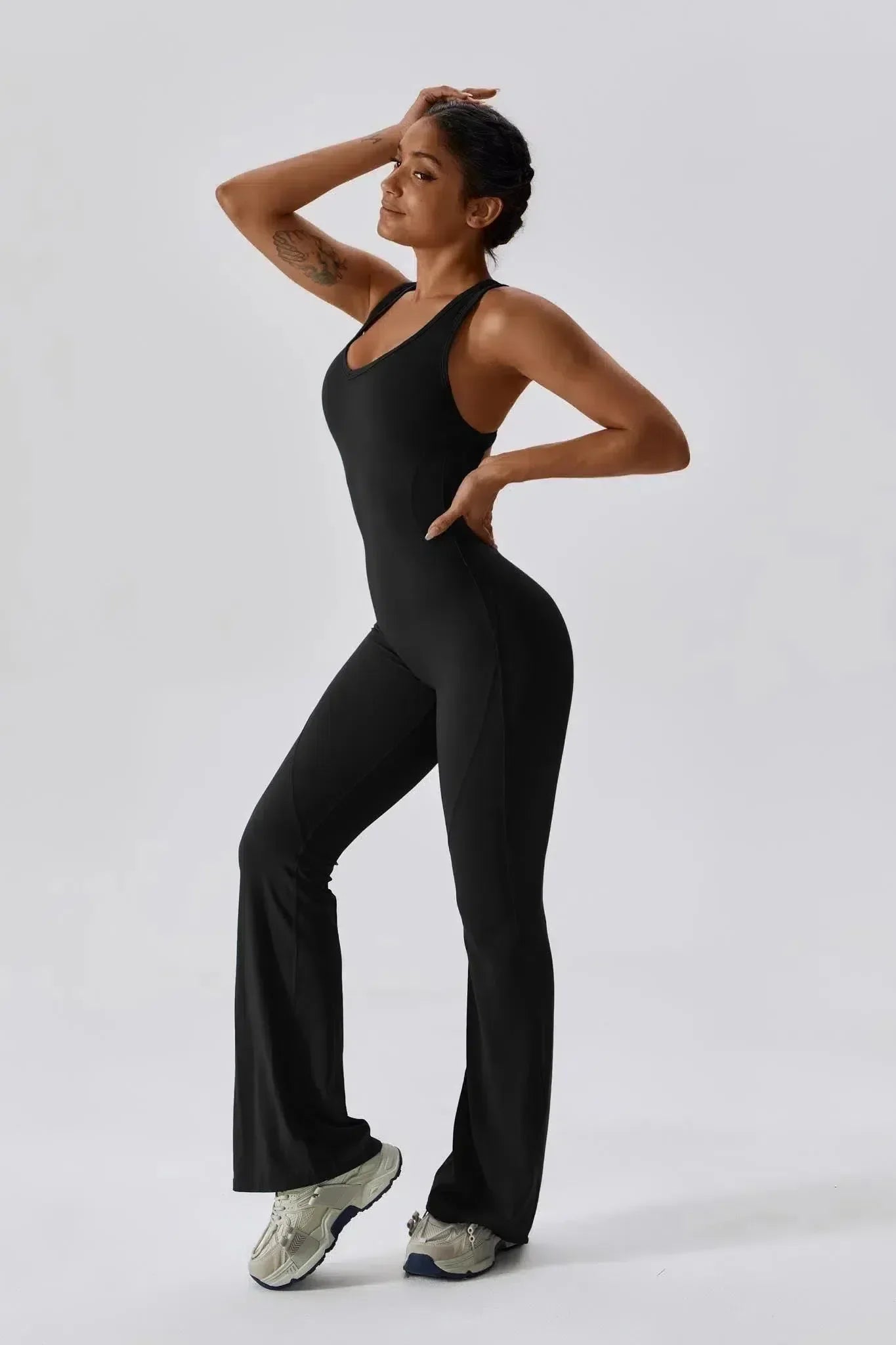 Noelia – Open-back design – Form-fitting jumpsuit-15134026301813-Mirella Fiore