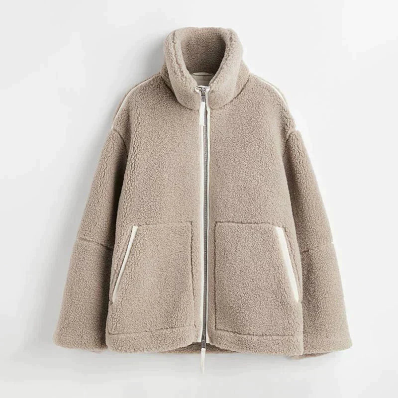 Noelle - Cozy Zip-Up Jacket-15550919639413-Mirella Fiore