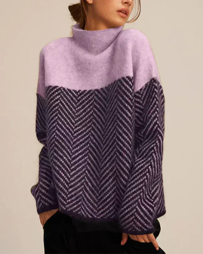 Norah - Cotton Turtleneck Sweater-15547990081909-Mirella Fiore